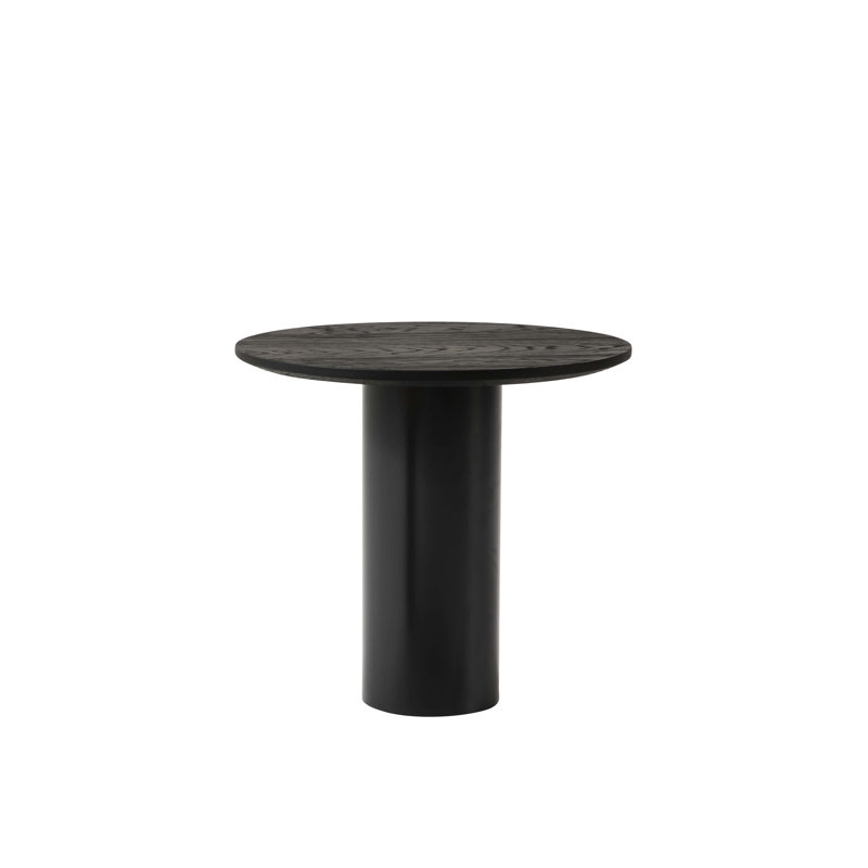 Mush Solid Wood End Table, 12.5" H x 19.75" W x 19.75" D, Cognac