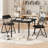 Aaraf Iron Padded Table And Folding Chair Set Folding Chair Set-1634930675