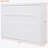 Queen Size Murphy Bed Wall Bed,White