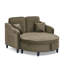 Upholstered 48.5 " Fabric Loveseat-1751613138