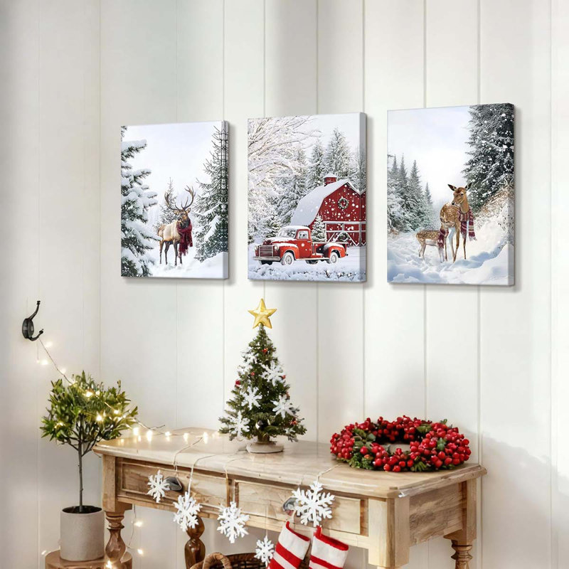 3 Piece Wrapped Canvas Print