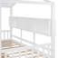 Lit simple en bois avec 2 tiroirs, lit pour enfant avec tablette de rangement, blanc-628732653