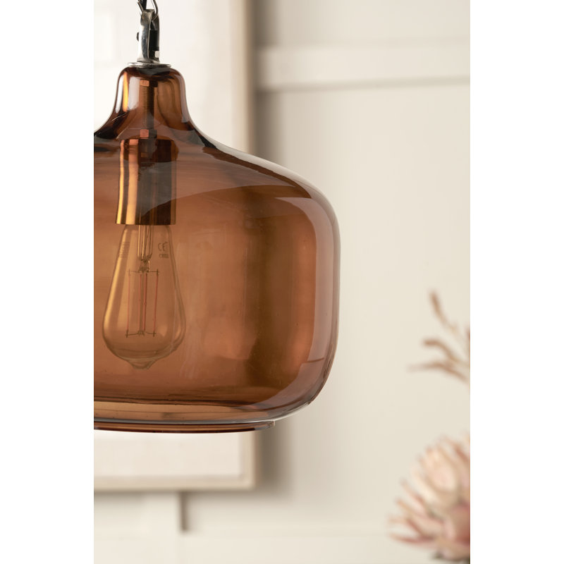 Corby 1 - Light Silver Pendant