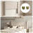 Tufted Wingback Upholstered Headboard with Nailhead Trim-847401449-847401455