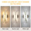 Cascante Acrylic LED Flush Mounted Wall Sconce