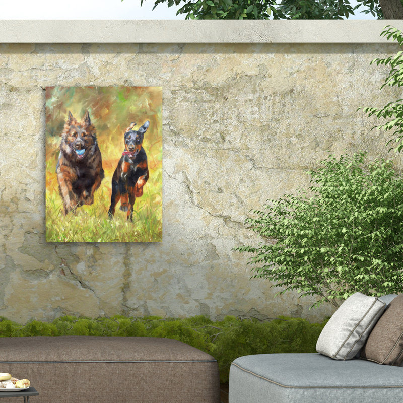 Toile d'extérieur David Stribble Full Of Life, H 14 po x l 19 po