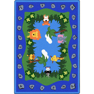 Jungle Peeps© by Joy Carpets Area Rug