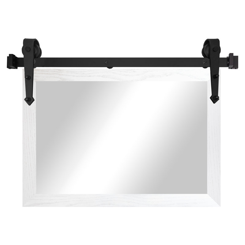 Miroir Gracie Oaks, Blanc, 28 po x 33 po
