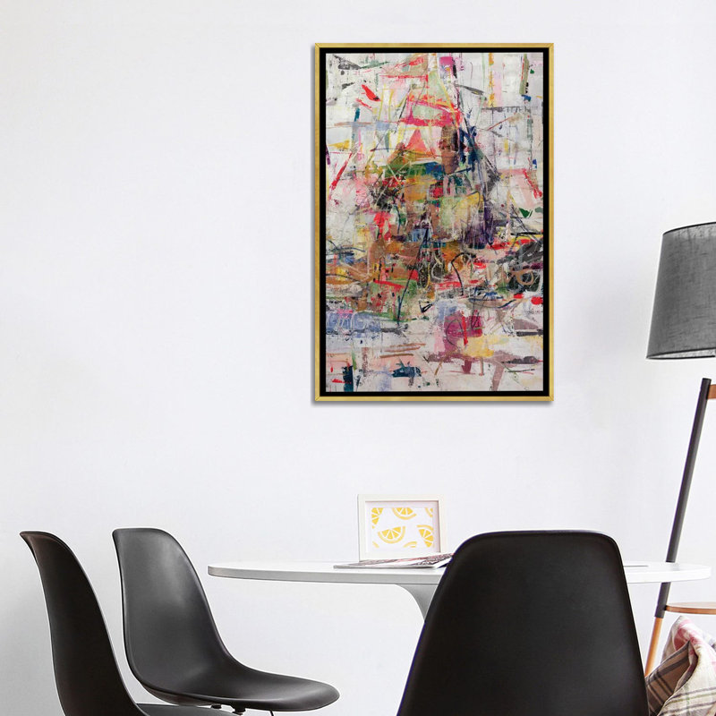Reproduction d’art, "Crow de The Nest" par Julian Spencer, H 40 po x l 26 po x P 1,5 po, Pas de tapis, Toile encadrée d'or