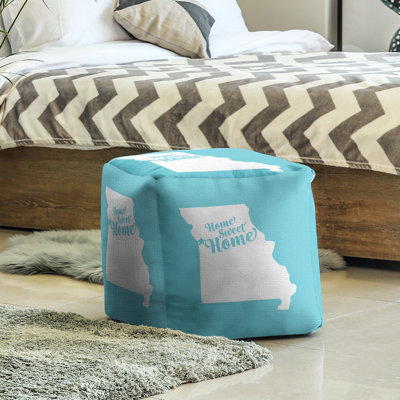 Repose-pieds cubique pour villes kansas home