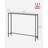Huxley 39.4'' Glass Top Console Table-1794264376-1792129363