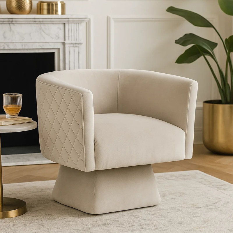 Fauteuil Cabe, Brun taupe