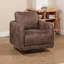 Fauteuil d'appoint pivotant à 360 ° - Confort moderne et base en bois massif-266991173