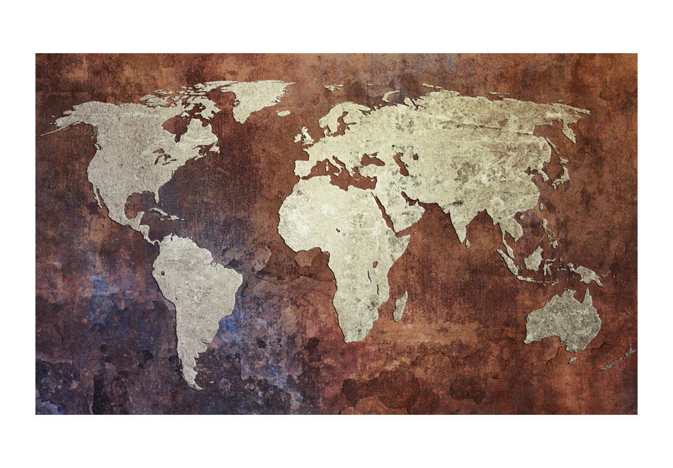 Photo inspiration: East Urban Home Iron Continents 15 L X 106 W Photo Inspiration