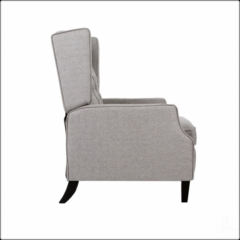 Fauteuil inclinable, Similicuir gris