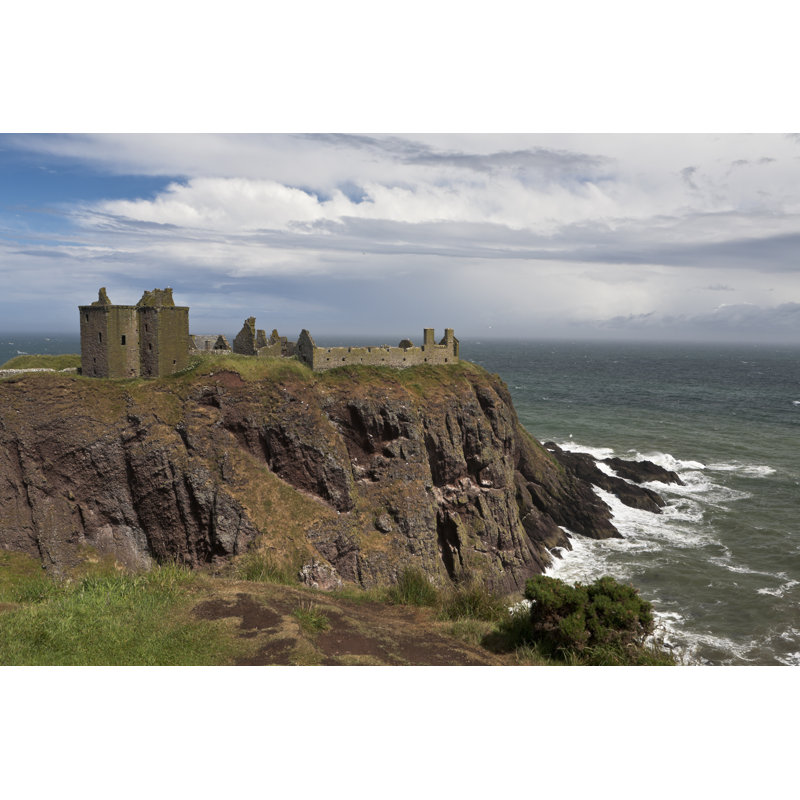 Dunnottar Castle by Manu10319 - Wrapped Canvas Print, 30cm H x 46cm W