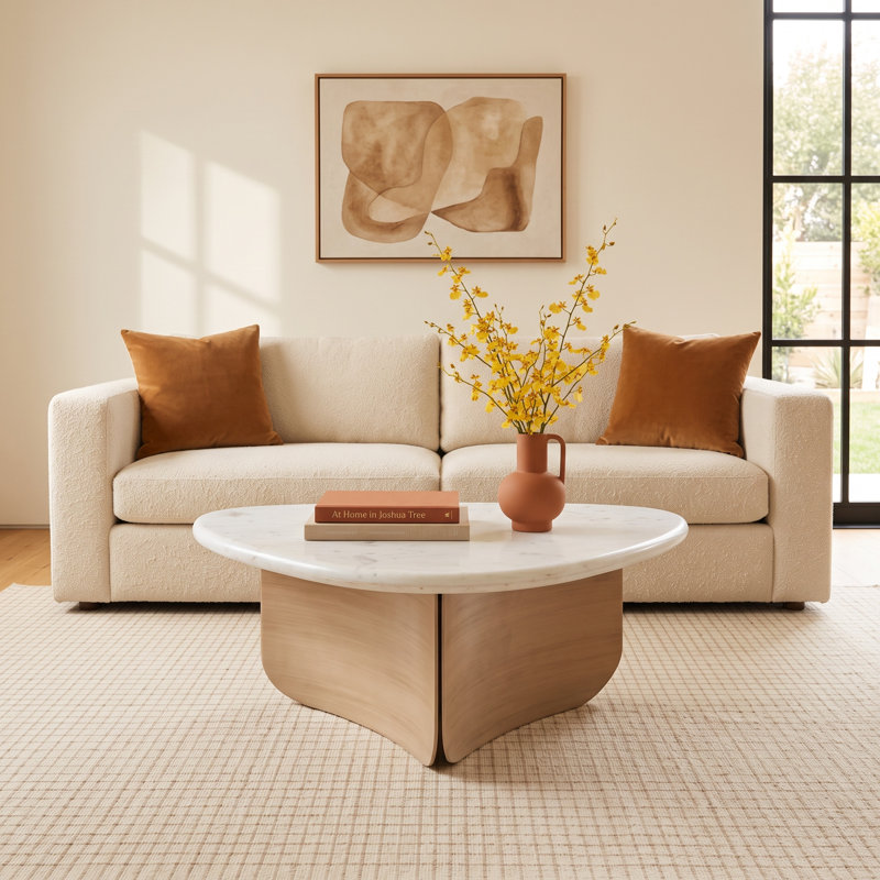 Humphrey Pablo Coffee Table - Antique Brass