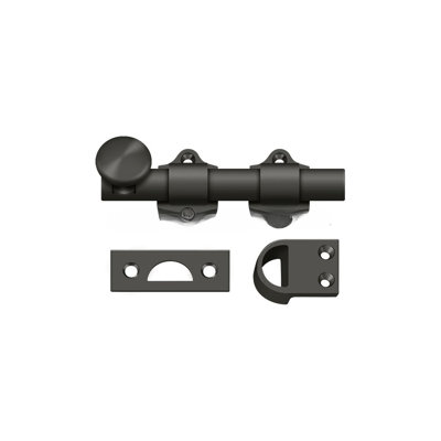 Boulon de porte néerlandais de 4 po Deltana DDB425U10B; robuste; finition bronze huilé