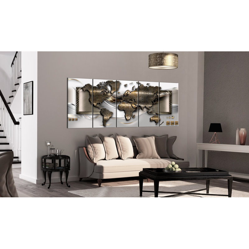 No Frame Print on Canvas, 90cm H x 225cm W