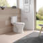 Toilette allongée deux pièces à double chasse Drake® (chasse incluse)