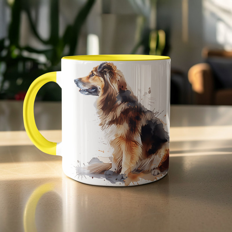 Mug, Yellow, 2