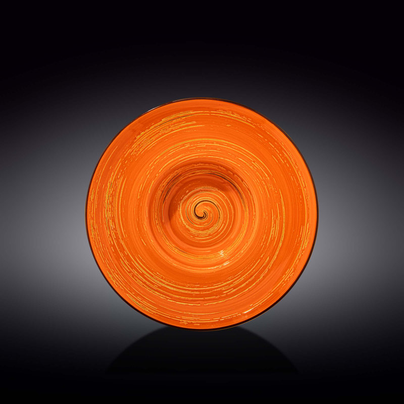 Wilmax Colourboom 24cm Round Deep Plate 24cm, Orange