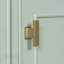 Meuble-lavabo de 24 pouces avec lavabo, armoire en bois massif et panneau de fibres à densité moyenne avec un tiroir rabattable, deux tiroirs standard et une tablette réglable, meuble-lavabo vert autoportant pour le rangement de la salle de bain-1125451611