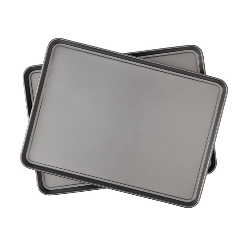 GoodCook Extra-Large Nonstick Carbon Steel Cookie Sheets, 15" x 21", Set of 2