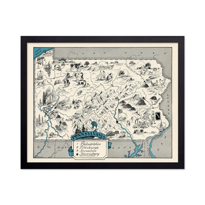 Pennsylvania Pictorial Map