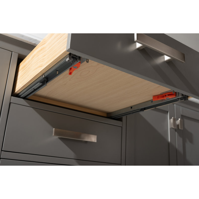 Ensemble de meuble-lavabo double 72 po Oberlander, Gris