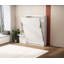 Lit escamotable double pleine grandeur avec tablette et tiroirs