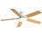 42 Inch Modern Ceiling Fan With LED Light 5 Blades Remote Control Reversible DC Motor White-378695666-378695671