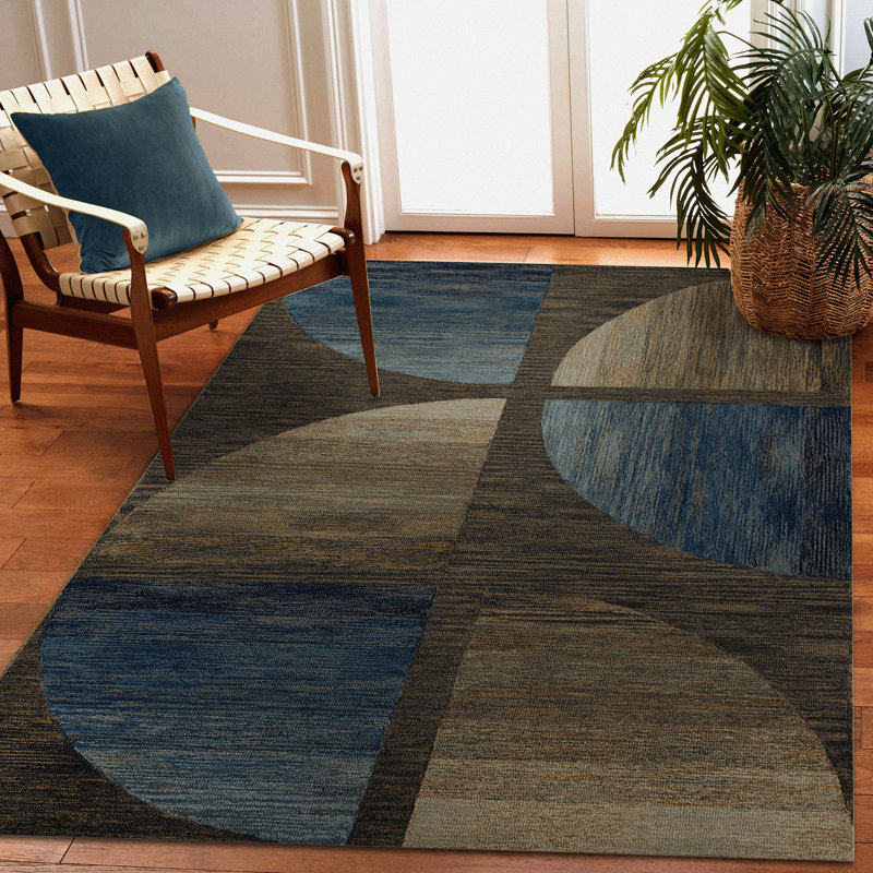 Tapis d'intérieur Chalet Geo, Rectangle 7 pi 6 po x 9 pi 6 po