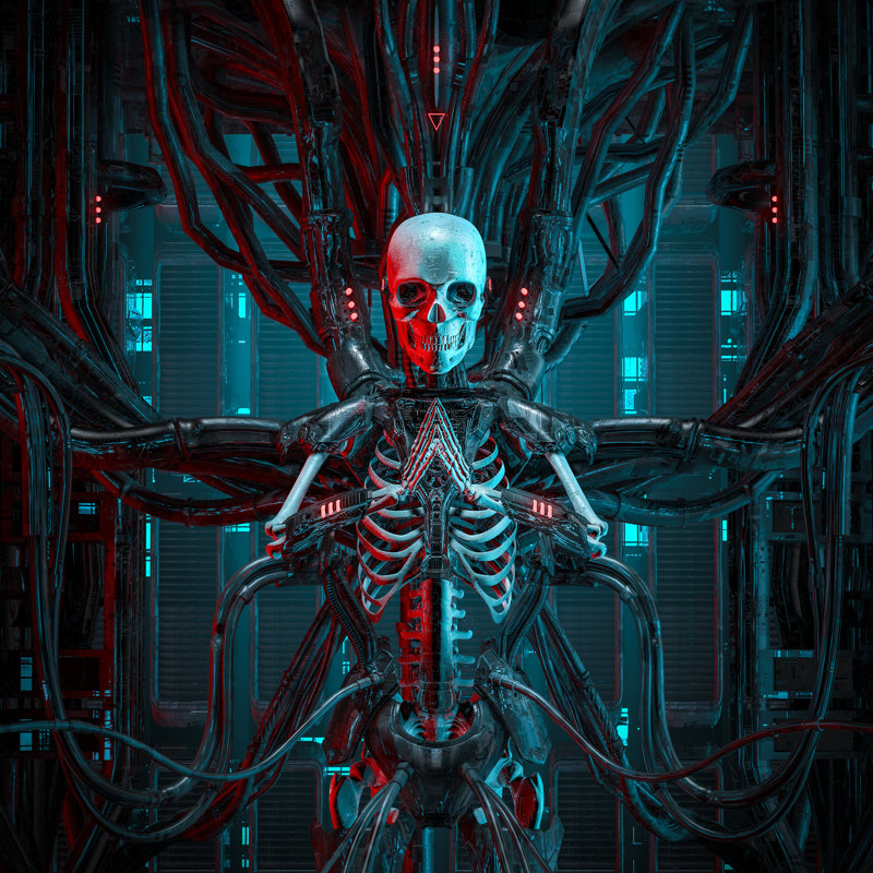 The Quantum Reaper by Grandeduc - Wrapped Canvas Print, 91cm H x 91cm W x 3.8cm D