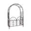 Arche de jardin en fer forgé Montebello avec portail-746232182
