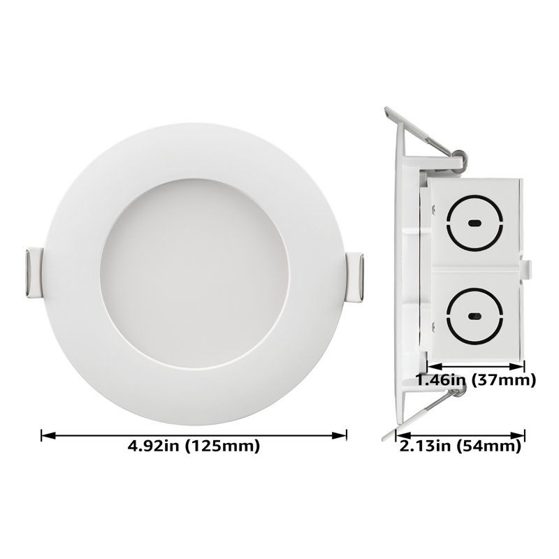 Luminaire encastré à DEL à DEL, 5000 K