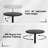 3 Piece Height-adjustable Pub Table And  Bar Stool Dining Set-873854467