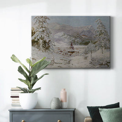 Paysage rétro - XXI sur toile