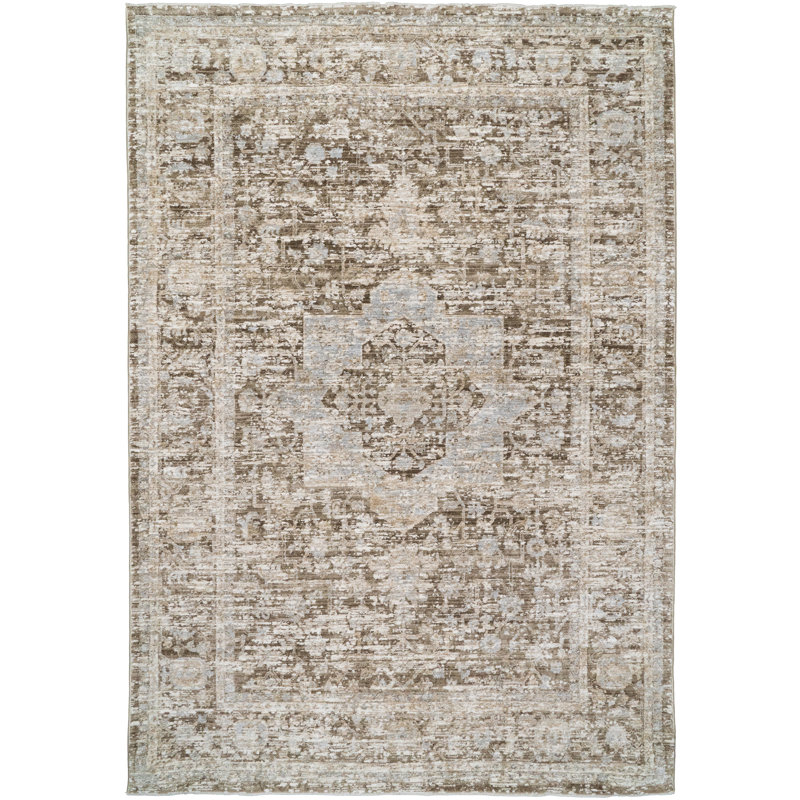BLISS 5.3X7.10 17580-890 BEIGE/GREY, Rectangle 5'3" x 7'10"