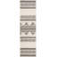 Southwestern Hand-Woven Flatweave Wool/Cotton Grey/Beige Area Rug-898701940