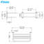 Porte-serviettes mural 18 po-59132774