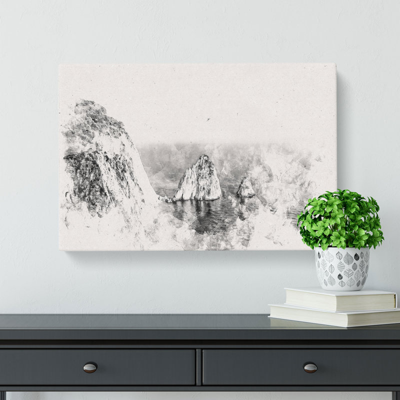 Coastline In Zante Greece - Wrapped Canvas, 35cm H x 50cm W x 3cm D