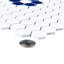 Metro Ion 1" Hex Sapphire Single Flower Wht 10-1/4" x 11-7/8" Porcelain Mosaic Floor & Wall Tile