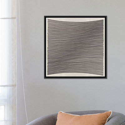 «Jamescia Modern Wavy Lines» par 5by5collective - impression sur toile tendue