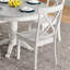 Ensemble de table à manger et de chaises 5 pièces pour 4 personnes, table de cuisine en bois massif avec 4 chaises-910379549-910380003
