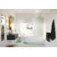 Gaia 34 in. x 58.25 in. Frameless Fluted Single Fixed Bath Panel-1183027260