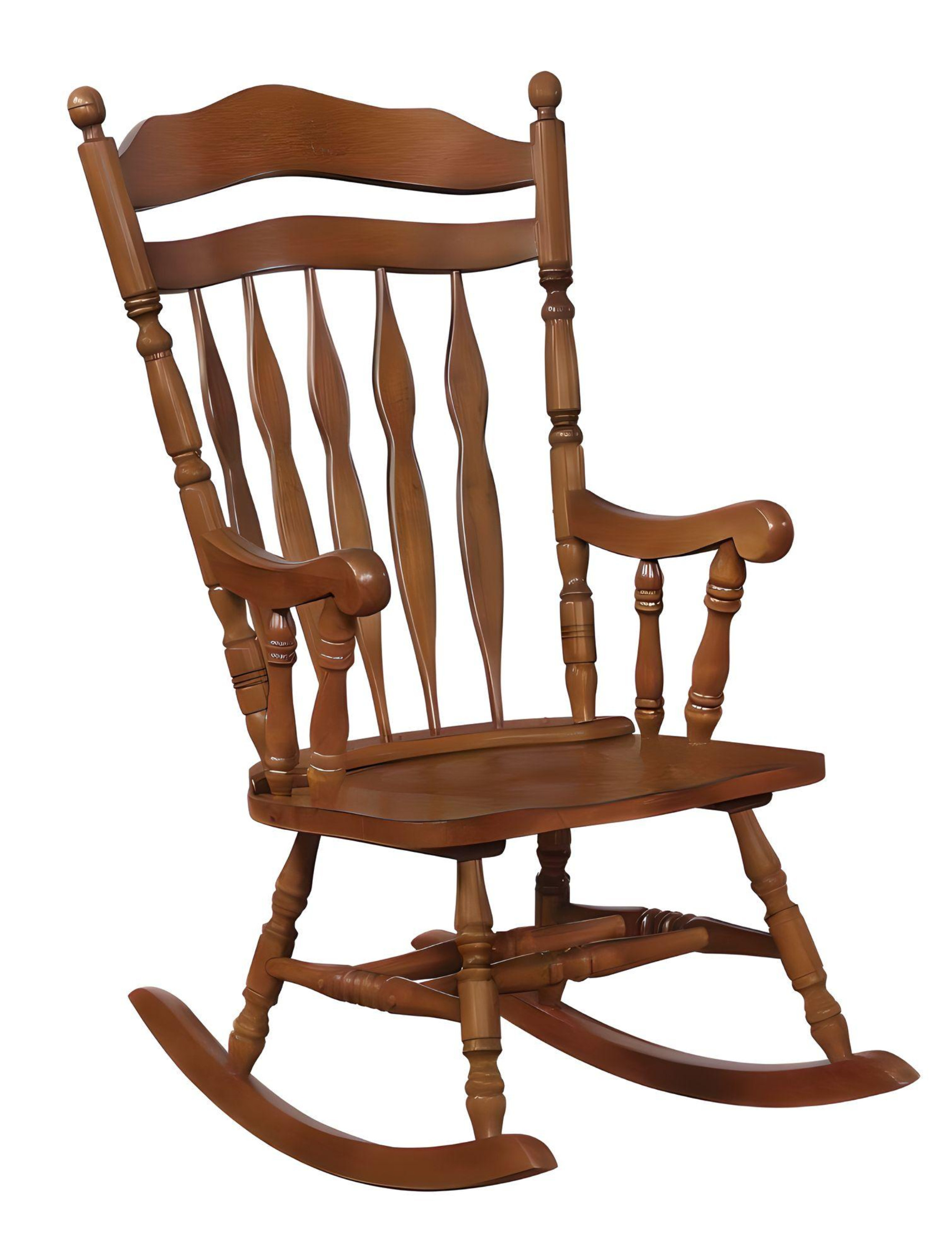 The Twillery Co. Buntingford Rocking Chair Medium Brown Reviews