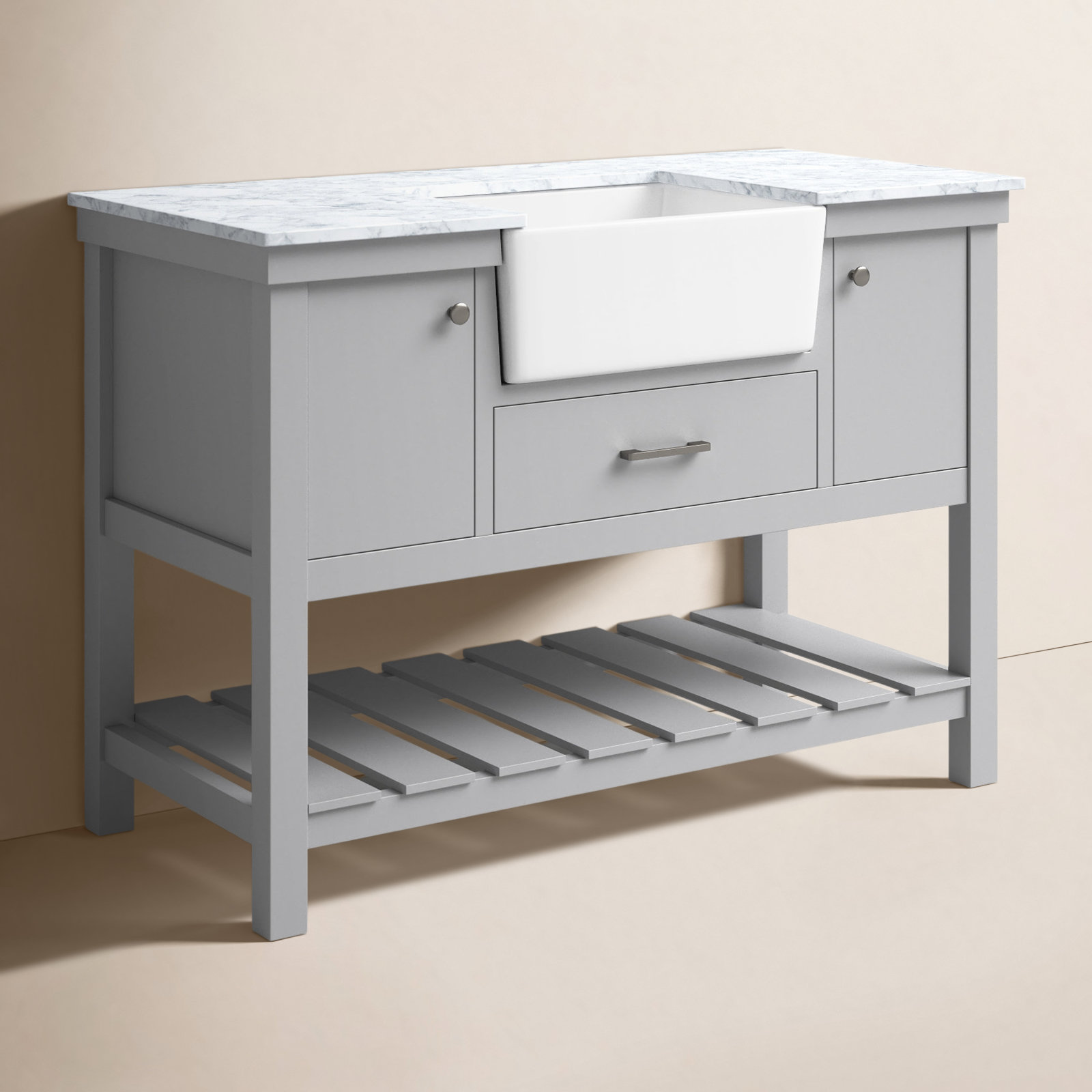 Pelaghia 48 " Single Bathroom Vanity, Gray