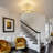 12 In. 3-Light White Rattan Flush Mount Ceiling Light For Hallway, Bedroom, Or Living Room