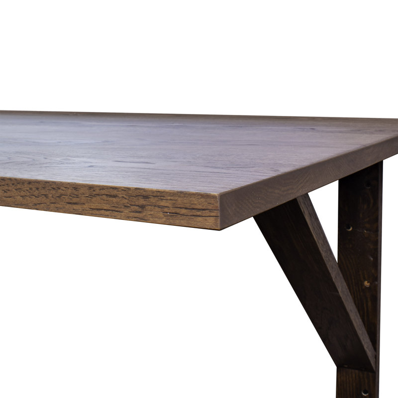 Bureau mural en bois massif